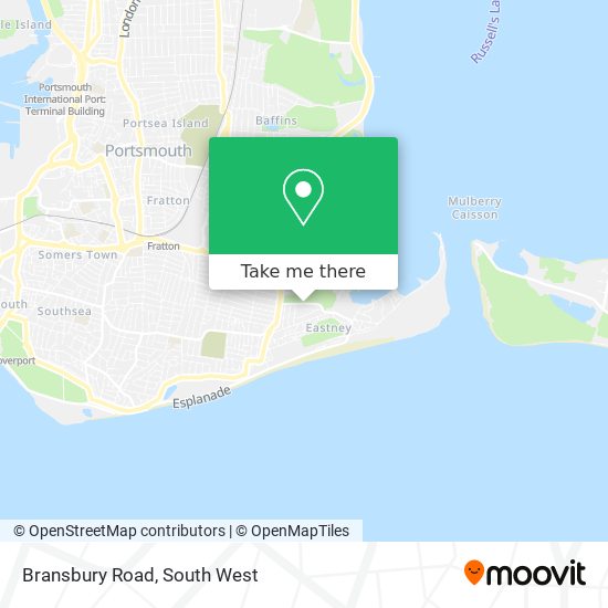 Bransbury Road map