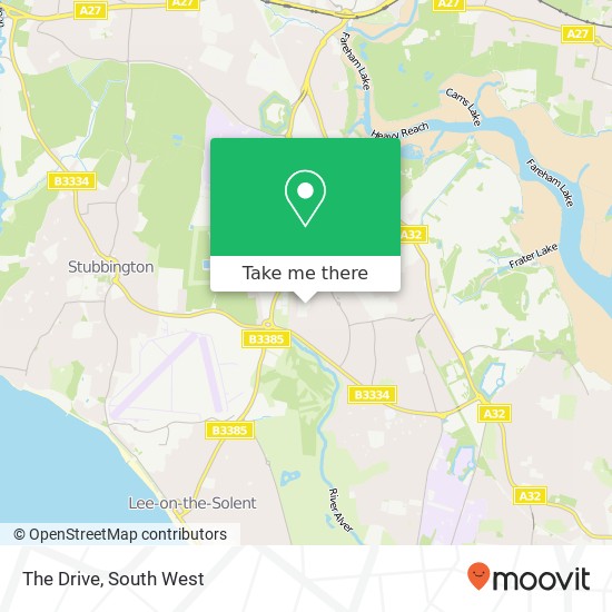 The Drive map