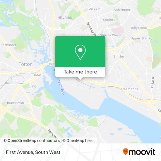 First Avenue map