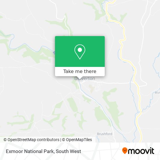 Exmoor National Park map