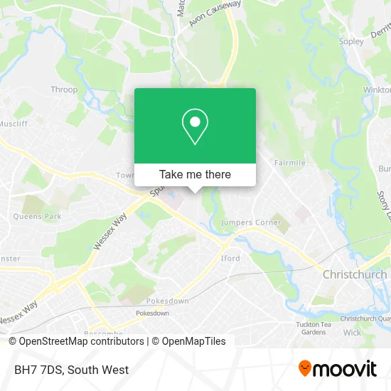 How to Get to BH7 7DS in South West by Bus or Train?