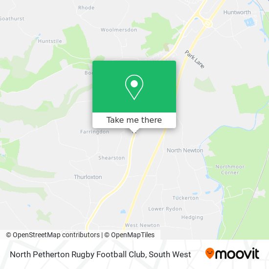 North Petherton Rugby Football Club map