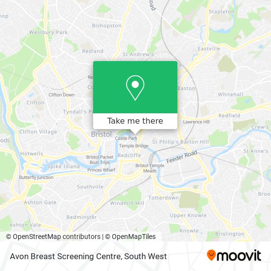 Avon Breast Screening Centre map