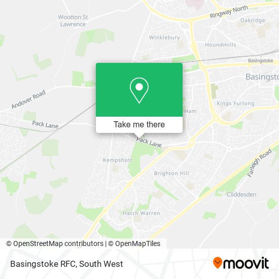 Basingstoke RFC map
