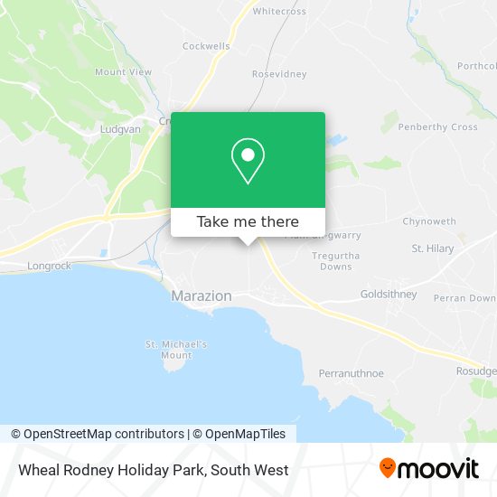 Wheal Rodney Holiday Park map