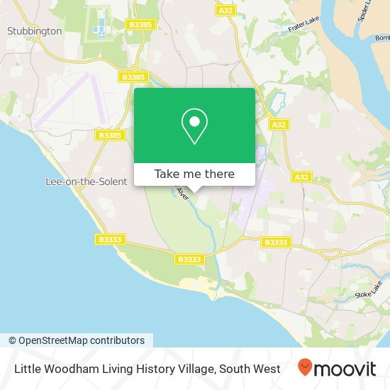 Little Woodham Living History Village map