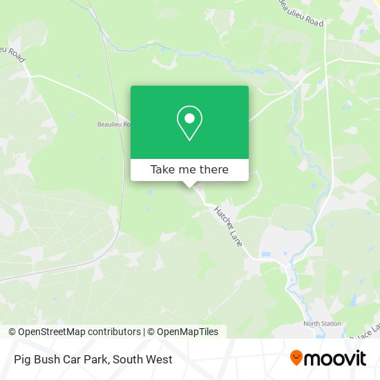 Pig Bush Car Park map