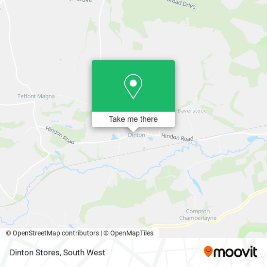 Dinton Stores map