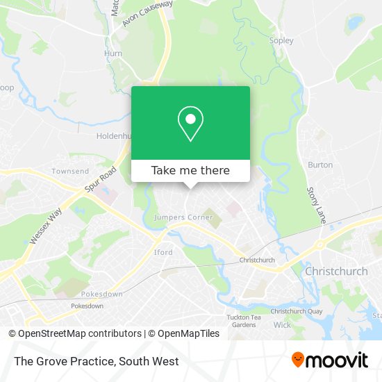 The Grove Practice map