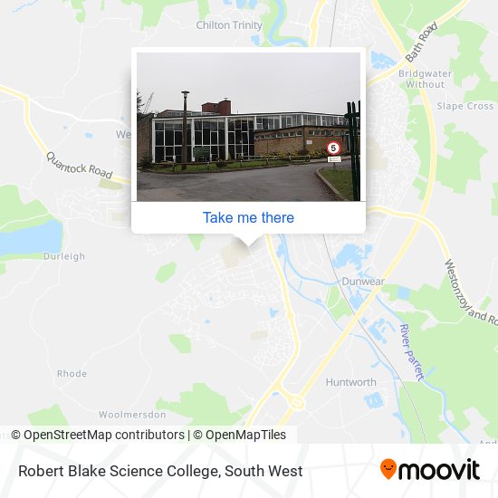 Robert Blake Science College map