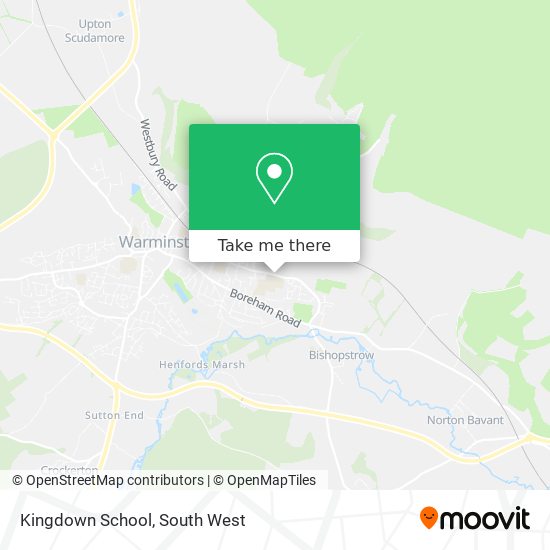 Kingdown School map