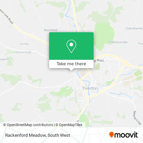Rackenford Meadow map