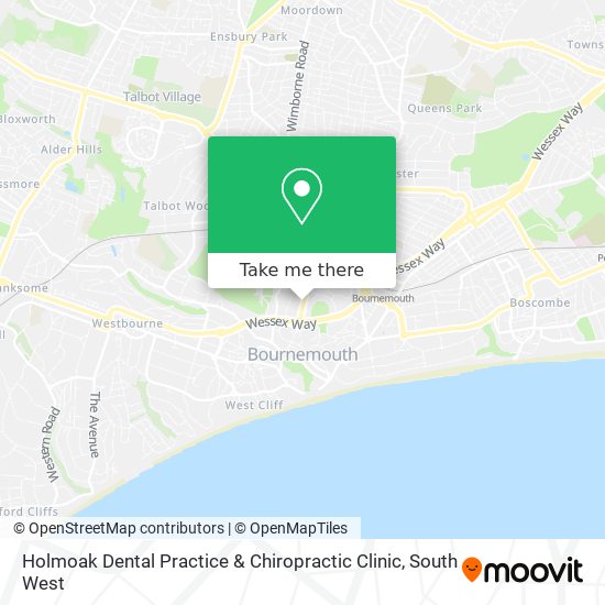 Holmoak Dental Practice & Chiropractic Clinic map