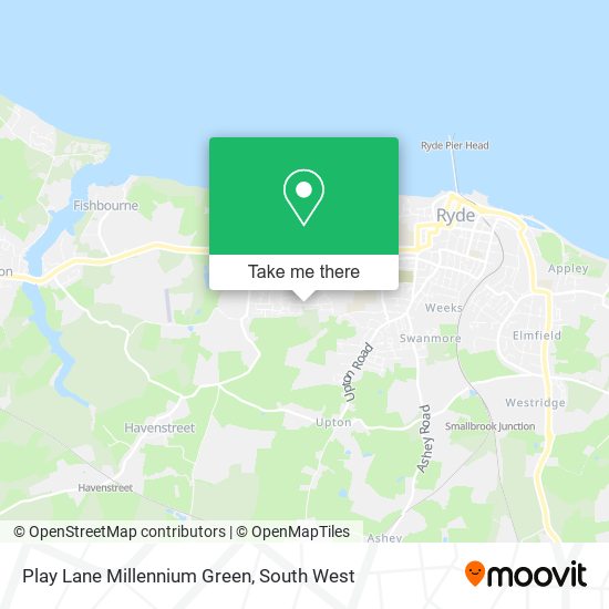 Play Lane Millennium Green map