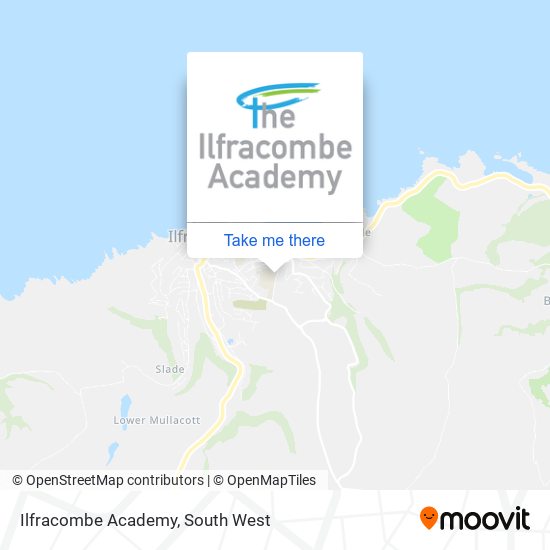 Ilfracombe Academy map