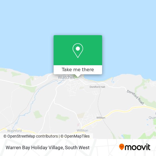 Warren Bay Holiday Village map