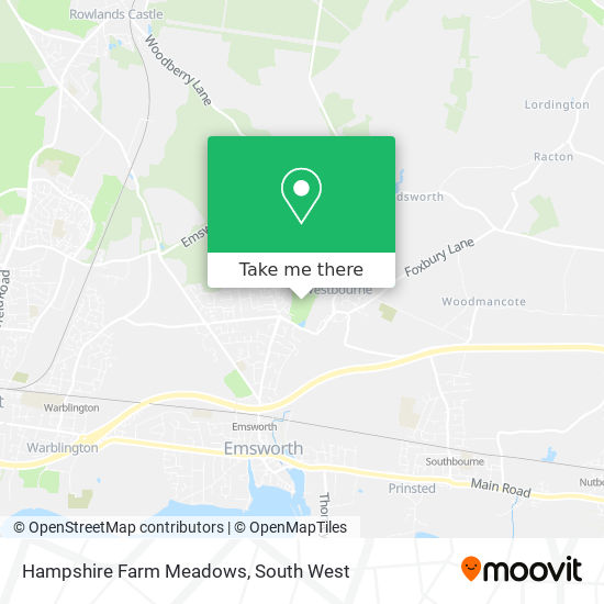 Hampshire Farm Meadows map