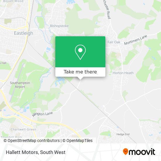 Hallett Motors map