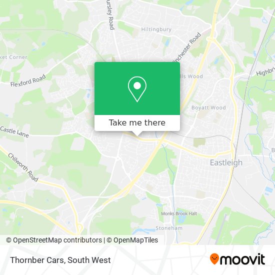 Thornber Cars map