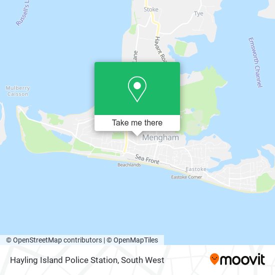 Hayling Island Police Station map