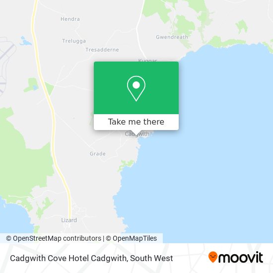Cadgwith Cove Hotel Cadgwith map