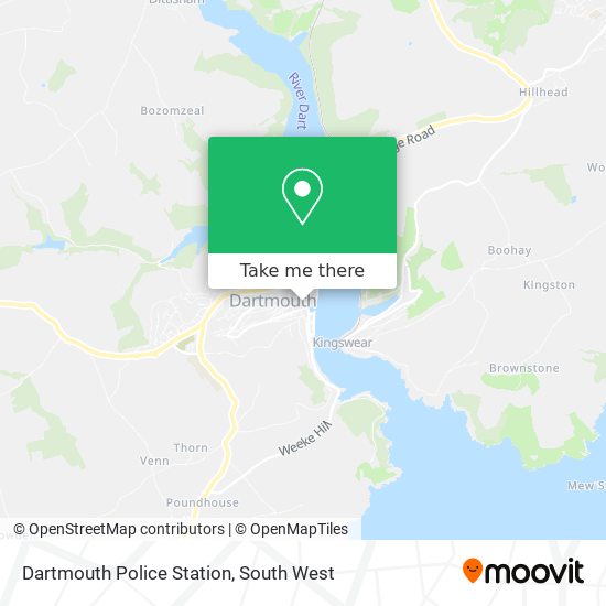 Dartmouth Police Station map