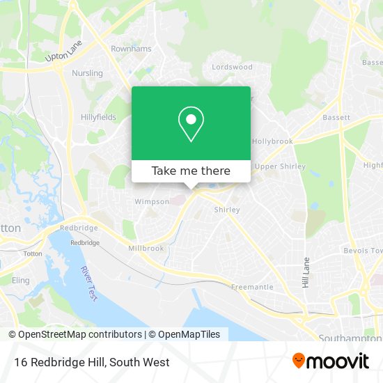 16 Redbridge Hill map