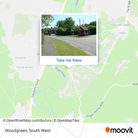 Woodgreen map