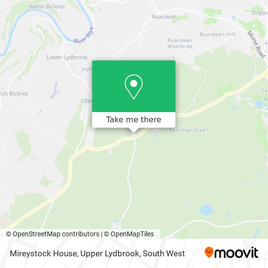 Mireystock House, Upper Lydbrook map