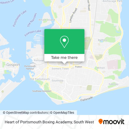 Heart of Portsmouth Boxing Academy map