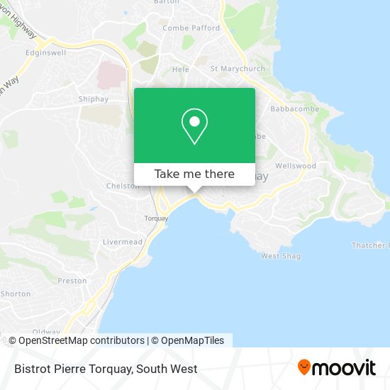 Bistrot Pierre Torquay map