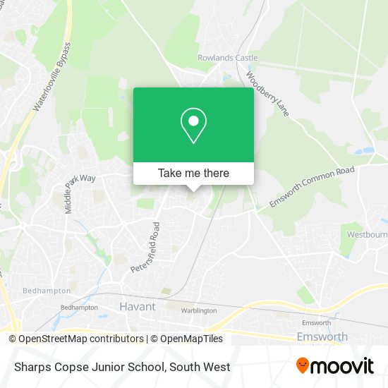 Sharps Copse Junior School map
