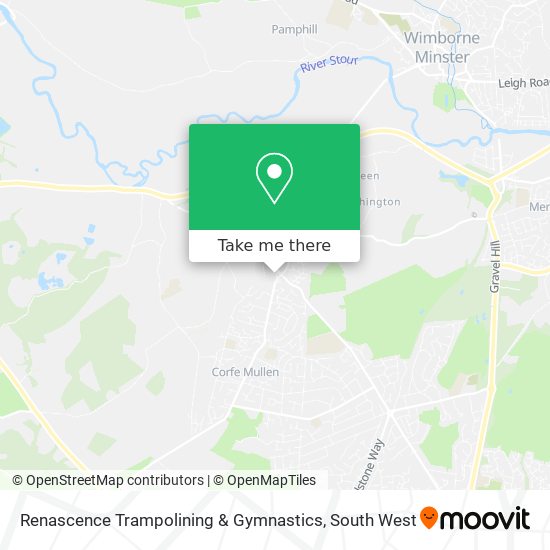 Renascence Trampolining & Gymnastics map