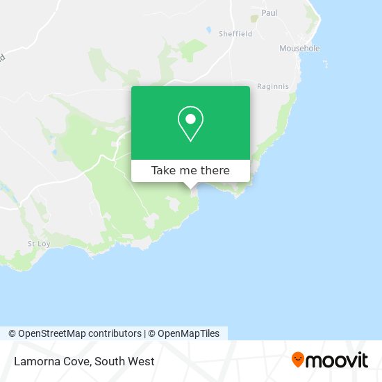 Lamorna Cove map