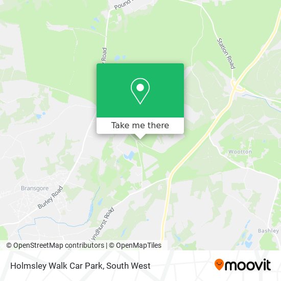 Holmsley Walk Car Park map