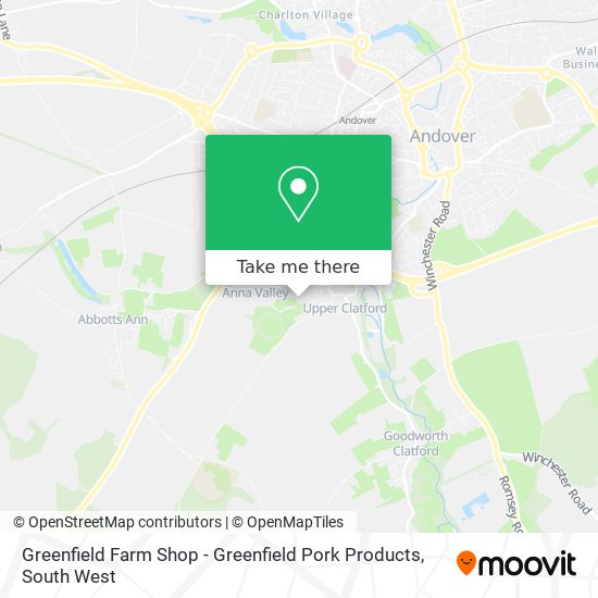 Greenfield Farm Shop - Greenfield Pork Products map