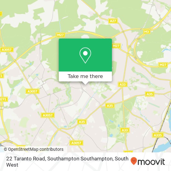 22 Taranto Road, Southampton Southampton map