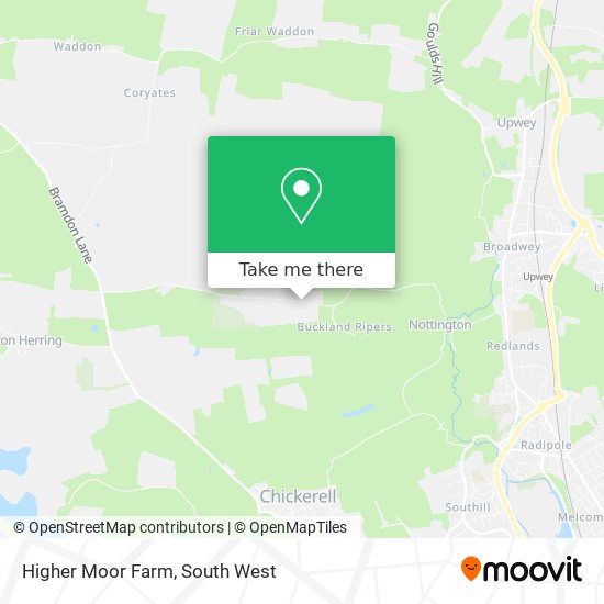 Higher Moor Farm map
