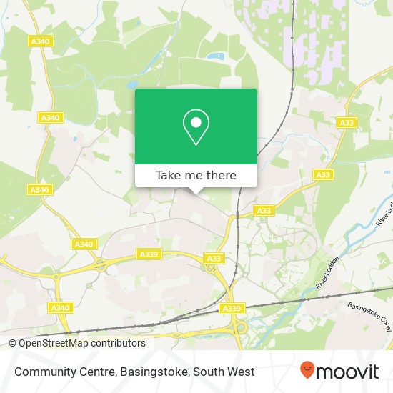 Community Centre, Basingstoke map