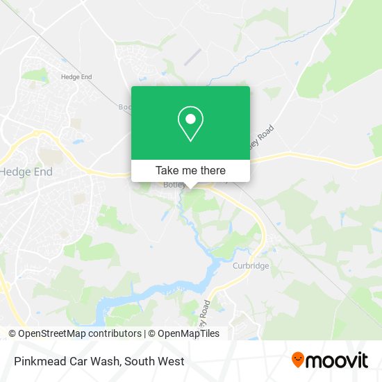 Pinkmead Car Wash map