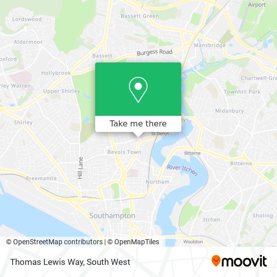 Thomas Lewis Way map