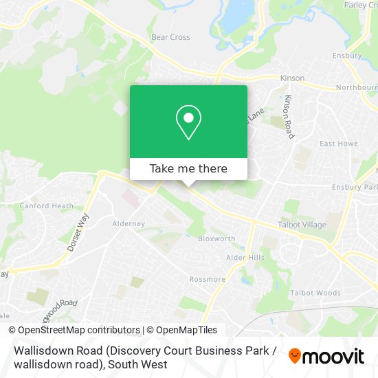 Wallisdown Road (Discovery Court Business Park / wallisdown road) map