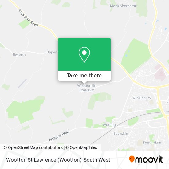 Wootton St Lawrence map