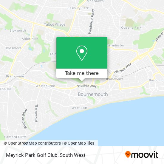 Meyrick Park Golf Club map