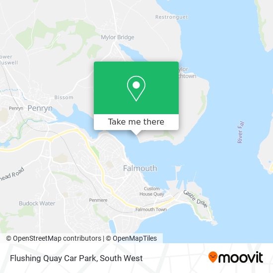 Flushing Quay Car Park map