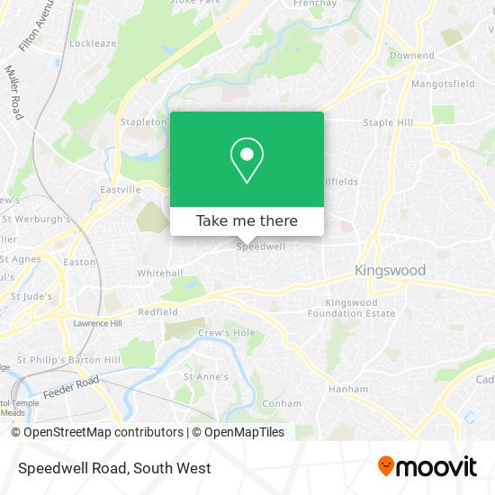 Speedwell Road map