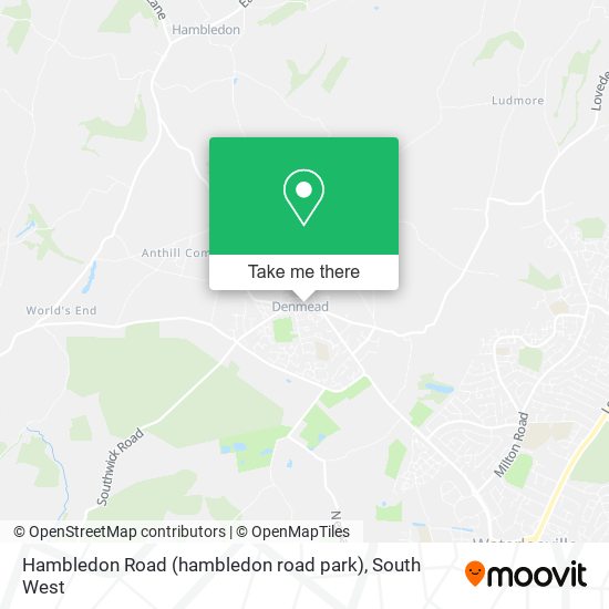 Hambledon Road (hambledon road park) map
