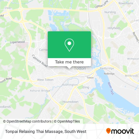 Tonpai Relaxing Thai Massage map