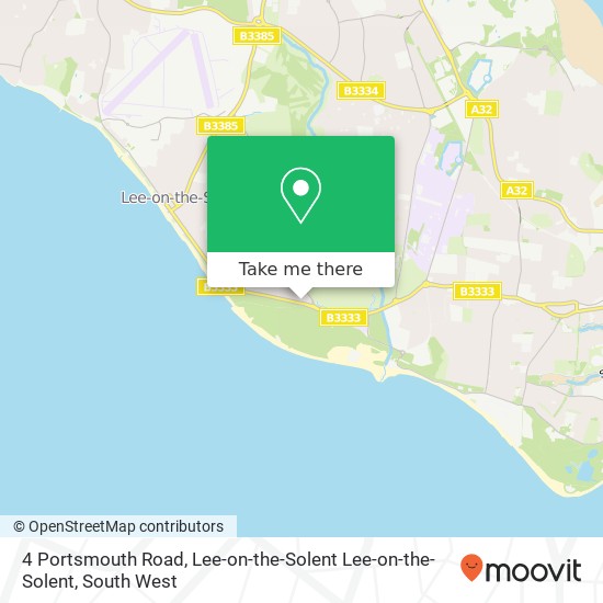 4 Portsmouth Road, Lee-on-the-Solent Lee-on-the-Solent map