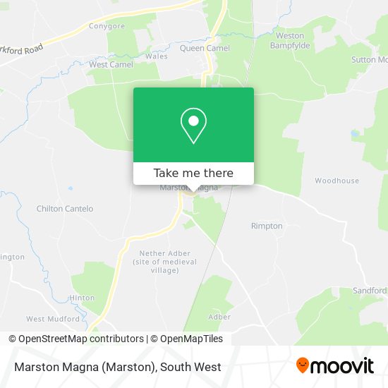 Marston Magna map